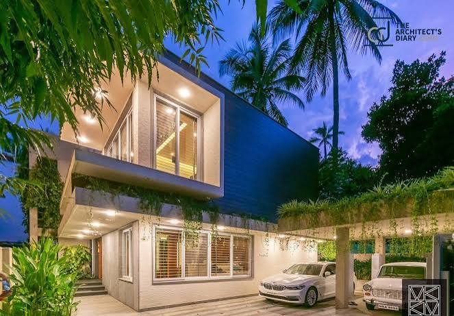 Contemporary luxury master suite interior and ambient architectural lighting in Koramangala Bangalore